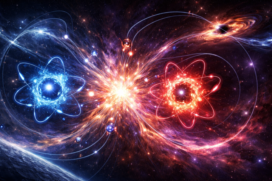 Materie, Antimaterie, Quantenverschränkung und die verborgene Struktur des Universums