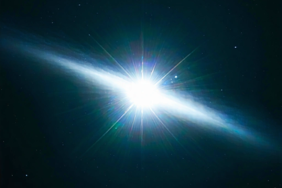 Erscheinen des Kometen Lemmon