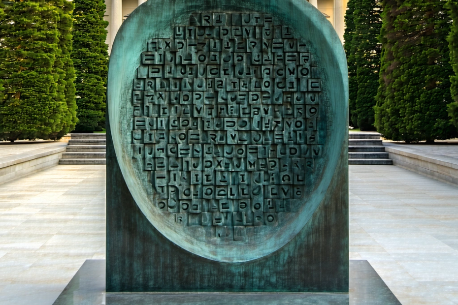 Die Kryptos-Skulptur: Ein ungelöstes Rätsel