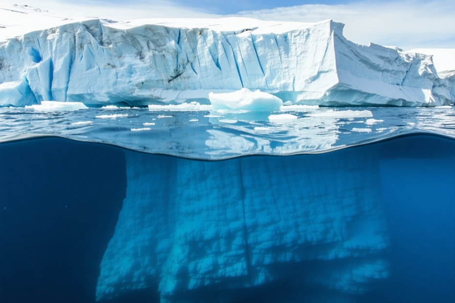 Rückzug des Viktoria-Gletschers in der Antarktis