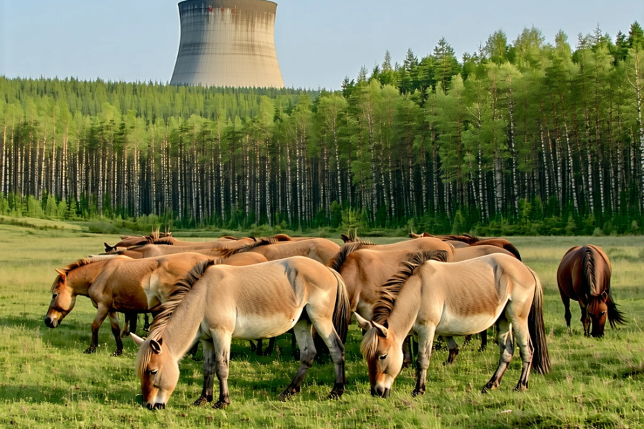 Wie Przewalski-Pferde Tschernobyl erobern